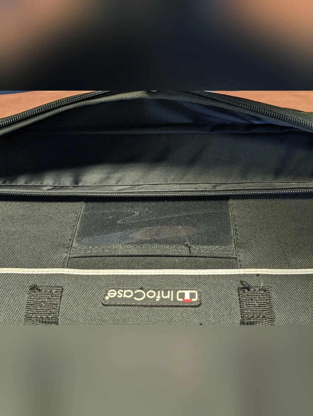 InfoCase Chromebook & Laptop Bag w/ Pouch - Black - Used Good Condition
